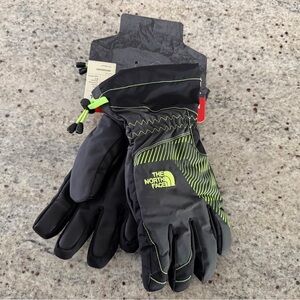 The North Face Black and Red Gloves